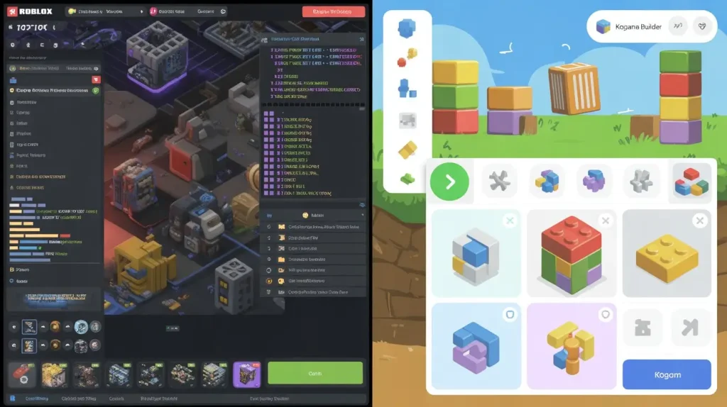Roblox vs KoGaMa (2026): Which Platform Is Better and Why? 2 roblox studio vs kogama builder
